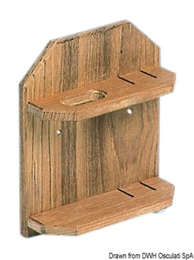 Porta attrezzi in teak 164x190x62