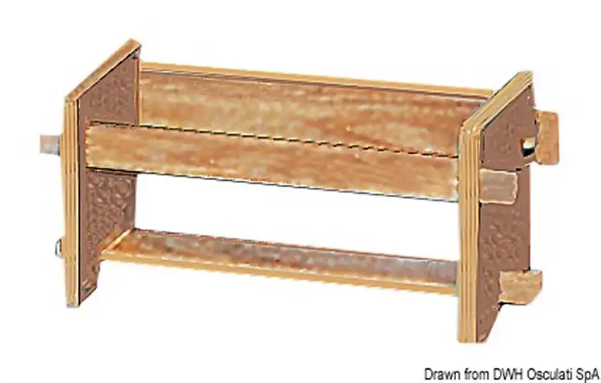 Portacassette stereo teak