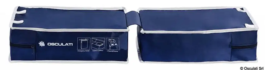 Contenitore multifunzione blu per 2 salvagente