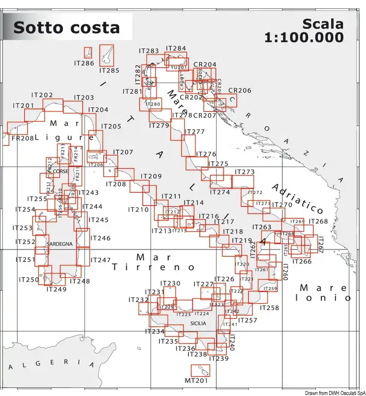 Carta Navimap FR207-FR208