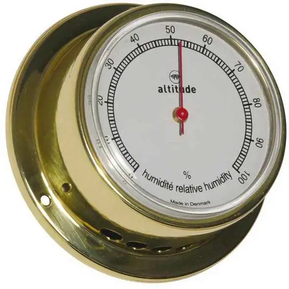 Altitude Igrometro D. 75 Ottone lucido
