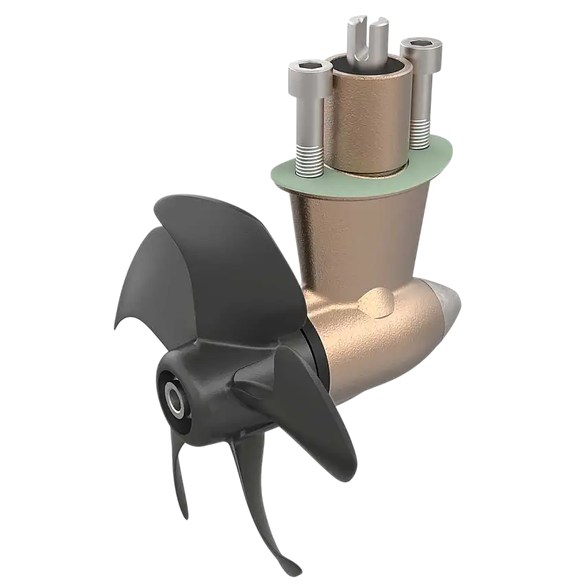Base completa per propulsore SE30-SE40 con tunnel Ø 125 mm