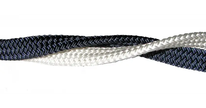 TRECCIA PIATTA NERA ø MM.12 MT100