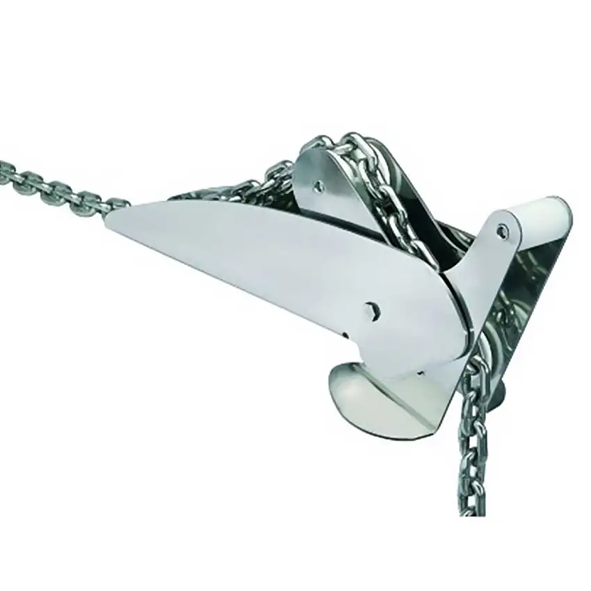 Pinza oscillante in acciaio inox da 330 mm per ancore fino a 15 kg di peso