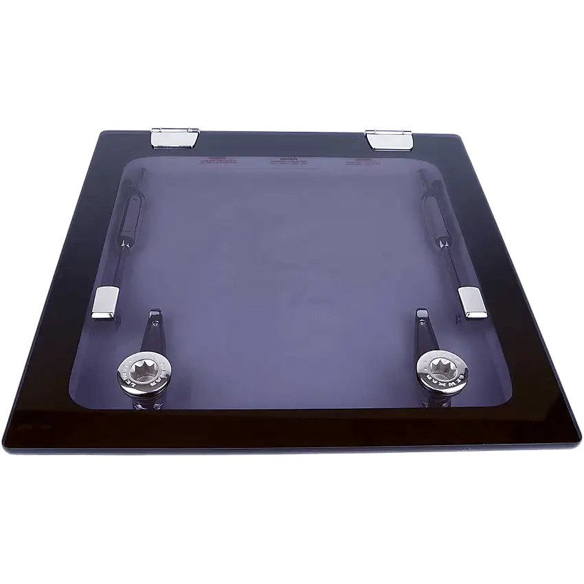 Sportello di coperta a filo Inox grigio scuro