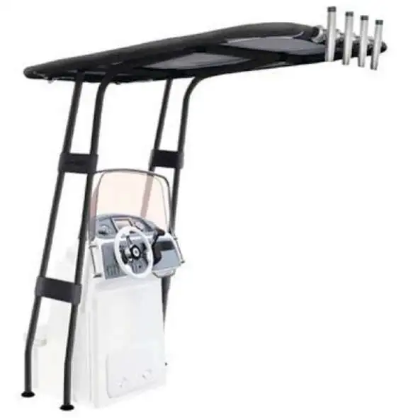 T-Top professionale in alluminio 2000x1600 - Nero