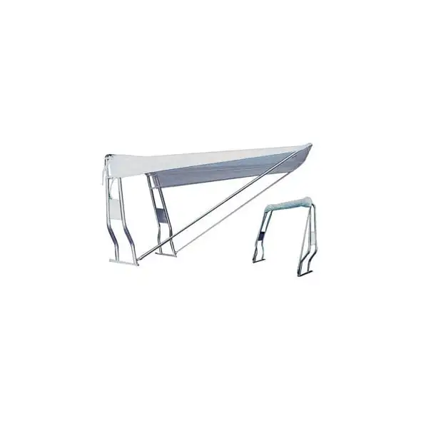 Tendalino telescopico per Roll bar - Gommoni cm. 145 Bianco