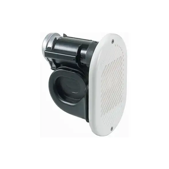 Tromba ad incasso “Hurricane” Bianca 12V