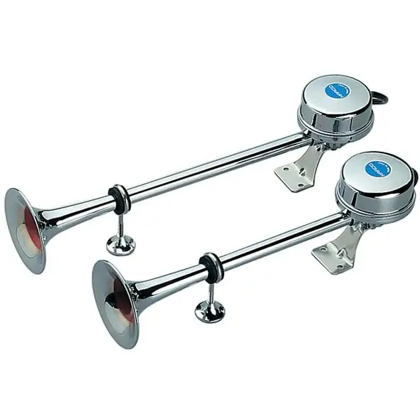 Tromba EM1/2 ottone crom. (COPPIA) 24V