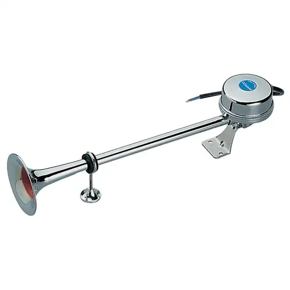 Tromba EM1 ottone cromato, lunga 12V