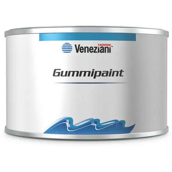 Veneziani Gummipaint Smalto Flessibile Gommoni Giallo Limone - 0,5 lt
