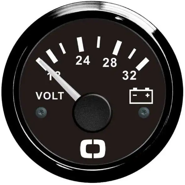 Voltmetro 18/32 V - Nero/Lunetta Nera