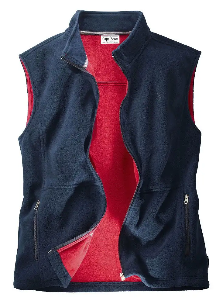 Gilet in pile legato Captain Scott