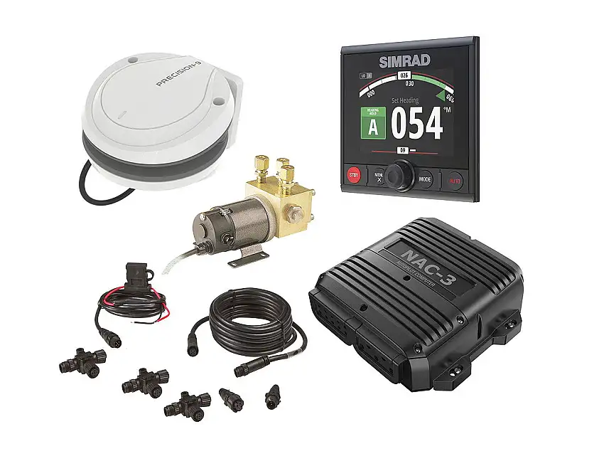 Pacchetto autopilota Simrad AP44 con NAC-3 e pompa idraulica Pump3