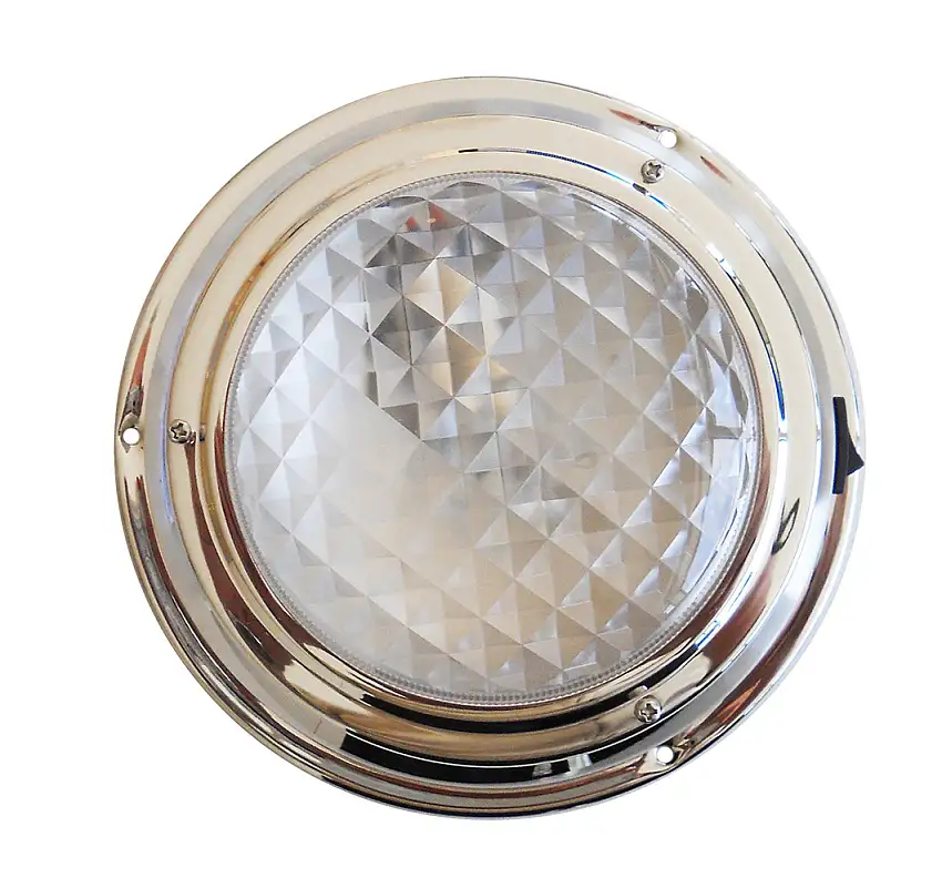 A.A.A. World-Wide Plafoniera Inox Ø Mm.168 X 46h