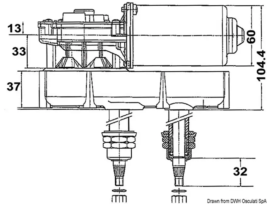 Tergic. Doga 800/1000 24V sx
