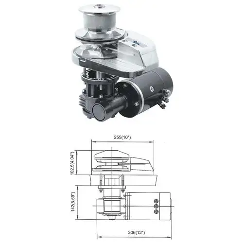 SALPA ANCORE AISI 316 1500WAT C/CAMPANA