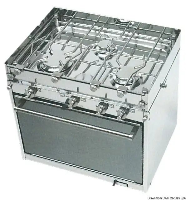 Cucina a gas serie TECHIMPEX Topline