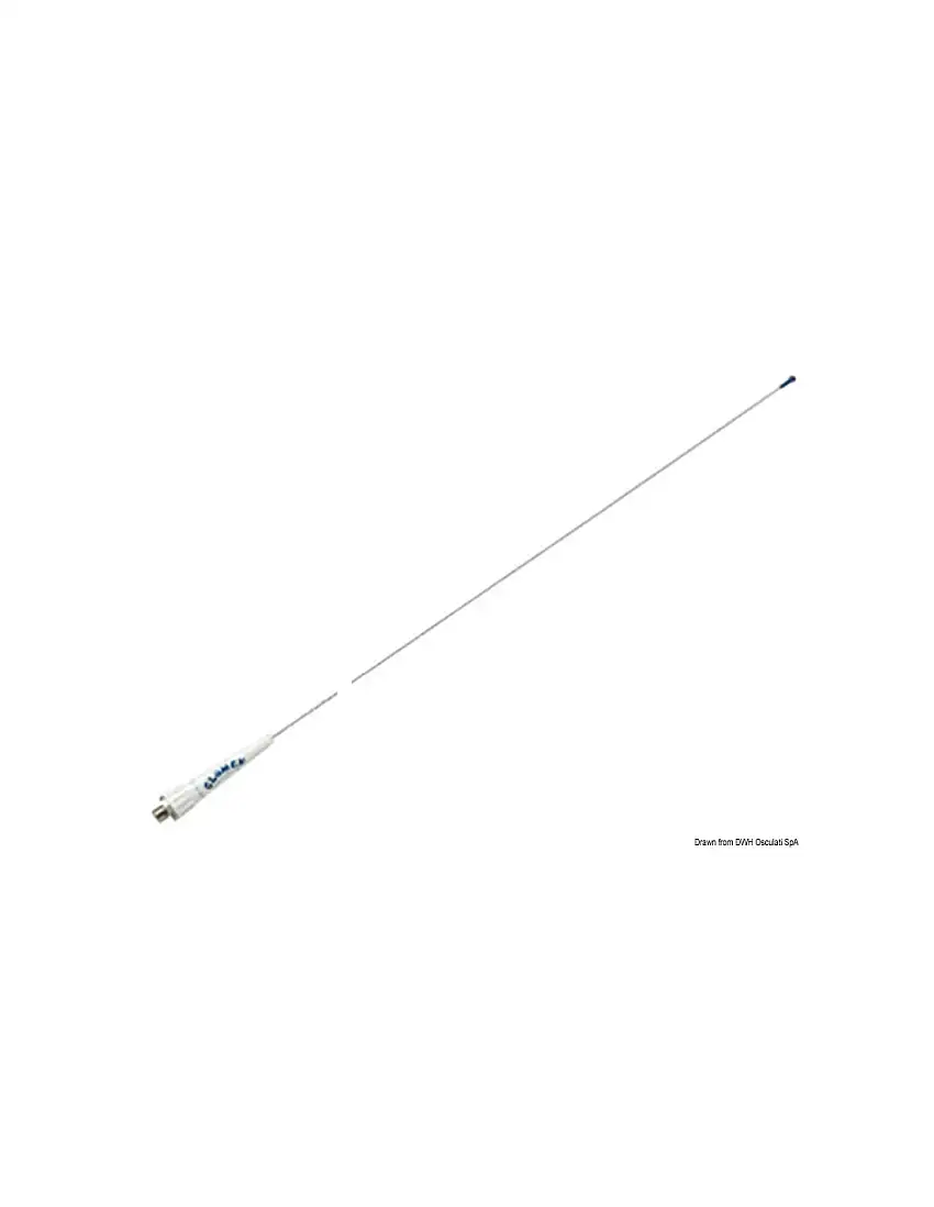 Antenna VHF GLOMEX Glomeasy Line Acciaio Inox