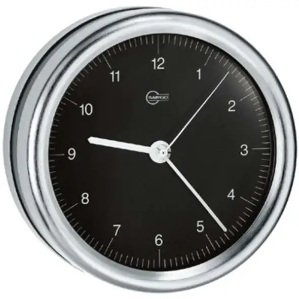 Barigo Orion inox cromato Orologio Nero