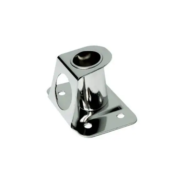 Base inox candeliere inclinata 4°