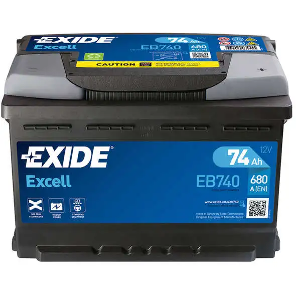 Batteria Exide Excell EB500 50 Ah