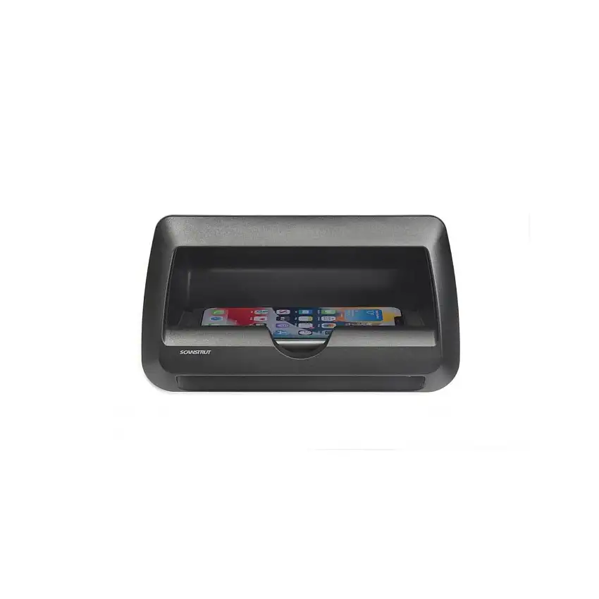 Caricabatterie impermeabile a 3 bobine - Con guscio - 15W / 12-24V