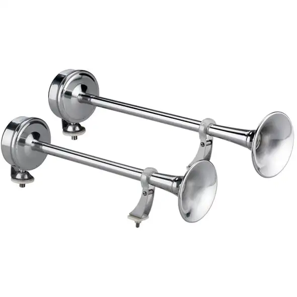 Coppia Trombe inox EMX1/2 24V