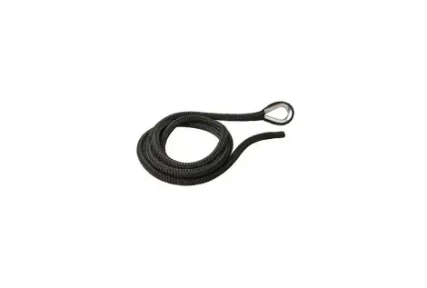 Treccia Mooring Custom Dock Line Nera con Redancia