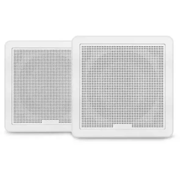 Fusion altoparlanti serie FM FM-F65SW Flush Mount da 6.5 - Quadrati Bianchi