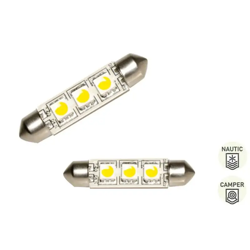 LAMPADINA A SILURO SV 3 LED - L.FREDDA
