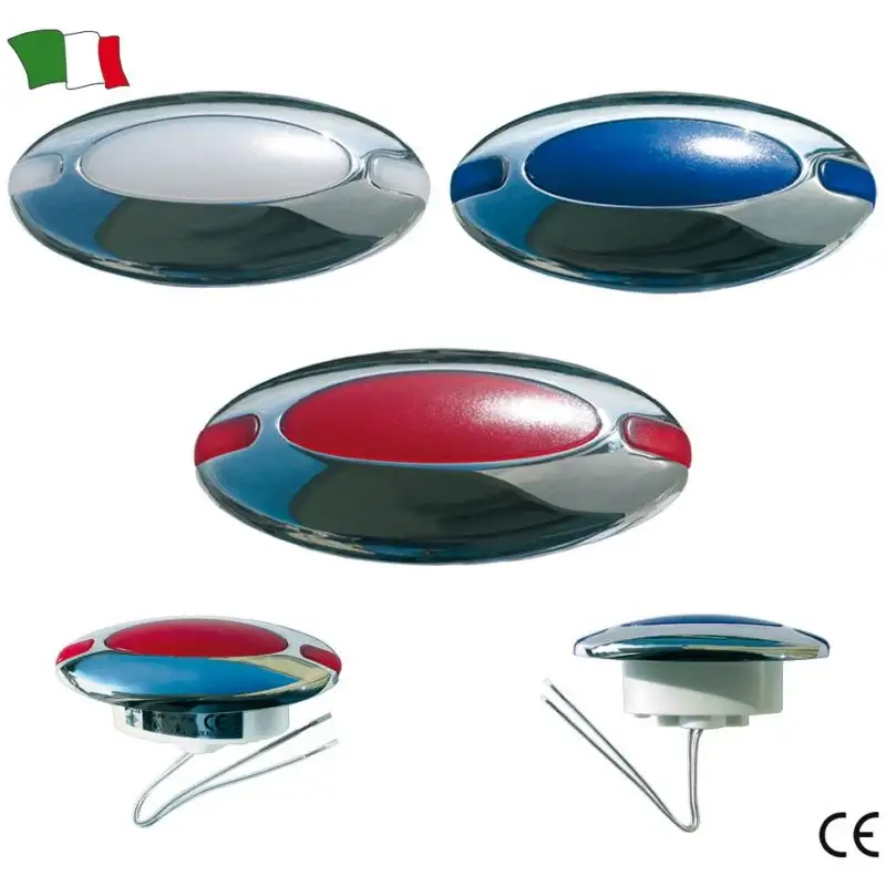 LUCE DI CORTESIA DELPHINIUS 88x49x25 VETRO BLU