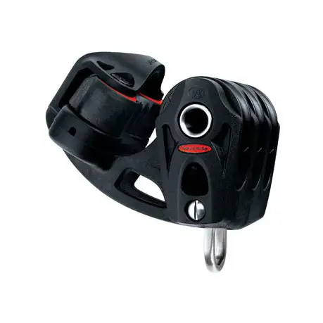 Ronstan bozzello Orbit serie 30 BB - bozzello per scotta randa triplo con grillo e strozzatore