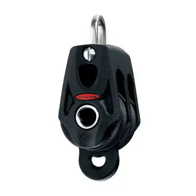 Ronstan bozzello Orbit serie 30 BB - doppio con grillo e arricavo
