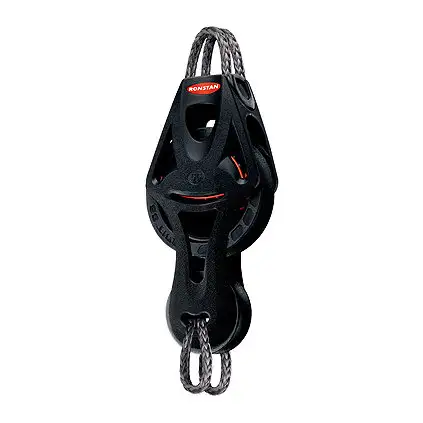 Ronstan bozzello Orbit serie 55 BB - bozzello a violino con anello e arricavo