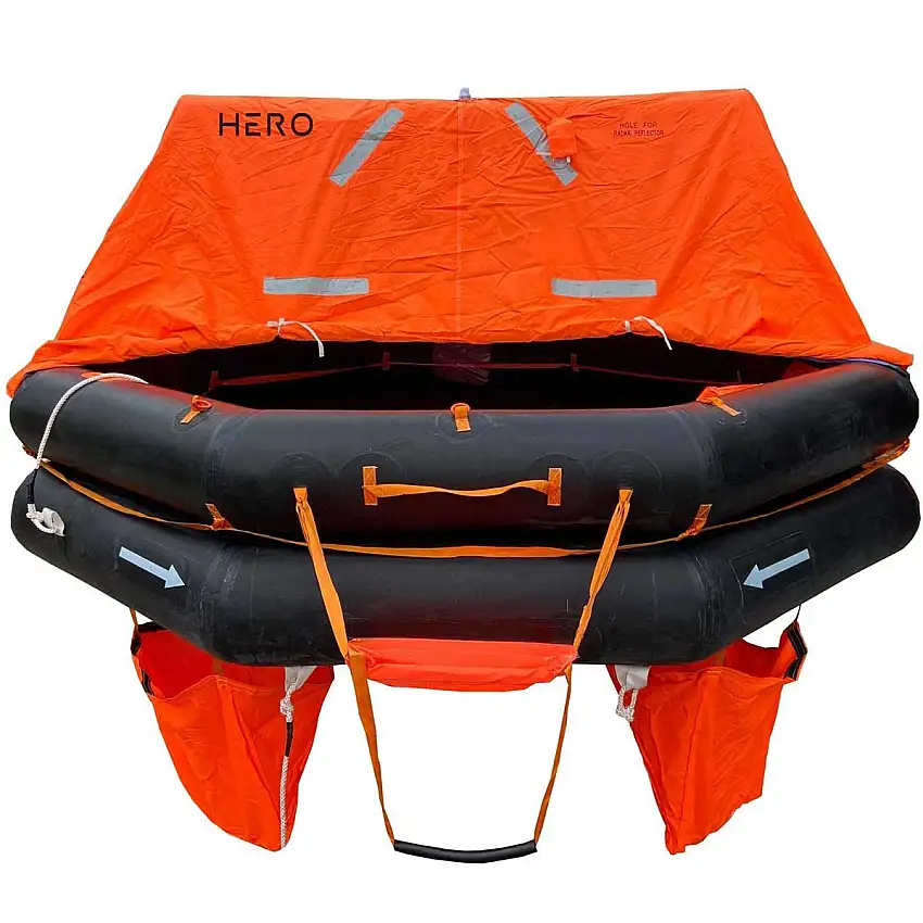 SOLAS TOB Zattera di salvataggio offshore compatta con equipaggiamento leggero -24H