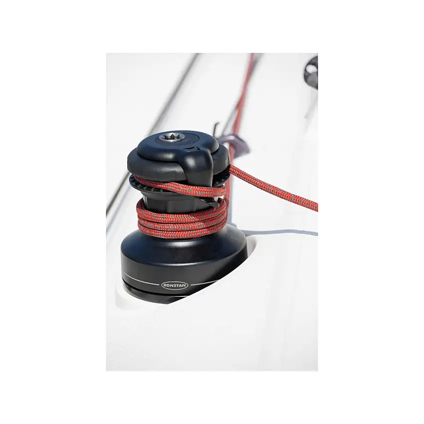 Ronstan Andersen 20ST Orbit winch – 1 velocità, self-tailing, alluminio nero